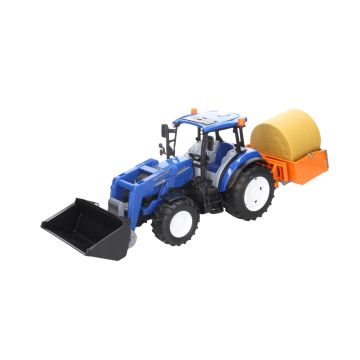 Traktor New Holland TS.120 z ładowaczem czołowym i z akcesoriami