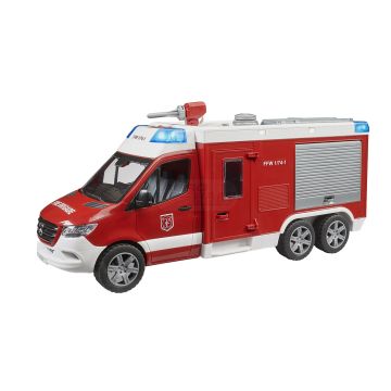 MB Sprinter Straż Pożarna z armatką wodną, moduł świetlno dźwiękowy BR02680 BRUDER