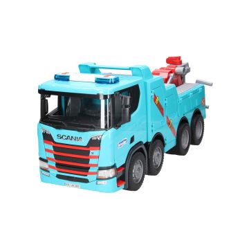 Scania Super 560R pomoc drogowa holownik z modułem światło dźwięk