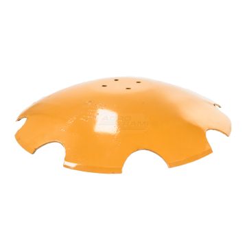 Talerz: 560x4 mm 4 otwory uzębiony STAL BOROWA