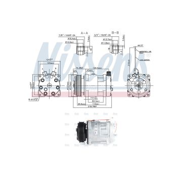 Sprężarka klimatyzacji 82/9202-142 , 82/9202-150 , 82/9202-1172  240815