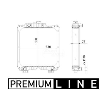 Chłodnica cieczy MAHLE