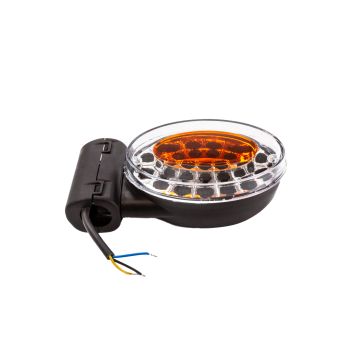 lampa przednia postój i kierunkowskaz LED . NA RURKĘ FI-25MM