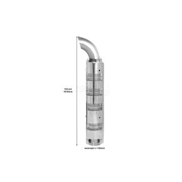 Rura wydechowa INOX z osłoną ze stali nierdzewnej AL229274 ,AL236090 POWER SILENCER