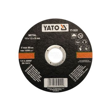 Tarcza do cięcia metalu YATO 115x1,2x22 mm