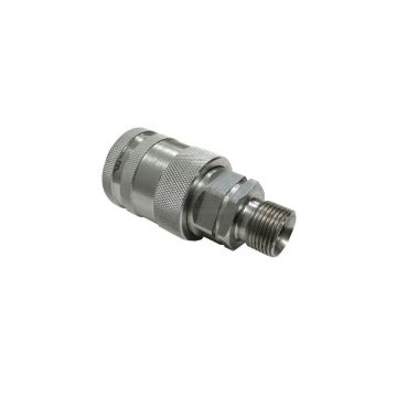Szybkozłącze hydrauliczne gniazdo M20x1,5 gwint zewnętrzny EORO PUSH-PULL 91000822G ISO 7241-A WARYŃSKI Waryński