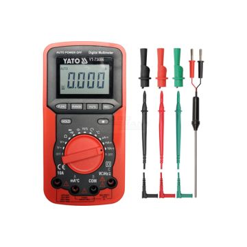 Multimetr/miernik cyfrowy, kolejność faz YATO