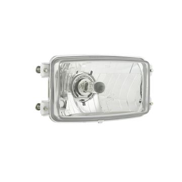 Reflektor przedni H4 156X93 + uszczelka, żarówka