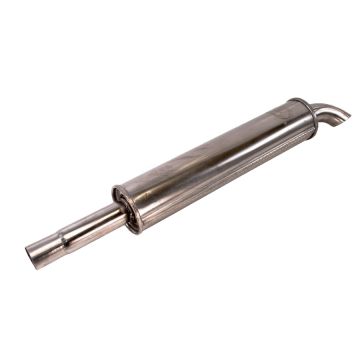 Tłumik okrągły gięty wylot INOX