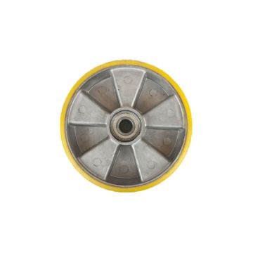 Koło aluminiowo-poliuretanowe z łożyskami kulkowymi wpuszczanymi