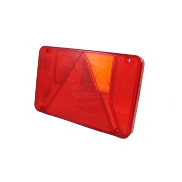 Klosz lampy zespolonej z trójkątnym odblaskiem HOR45