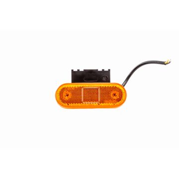 Lampa zespolona pozycyjna i kierunku jazdy boczna, 12V-24V + przewody 22cm YLY-S 3x0,75mm2, diody