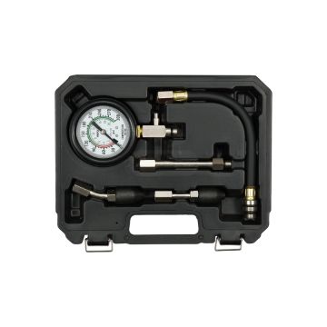 Miernik ciśnienia sprężania zestaw adapterów YATO 5 elementów