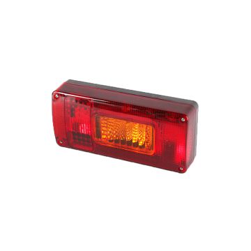 Lampa zespolona tylna prawa z pomarańczowym kierunkowskazem i światłem przeciwmgłowym