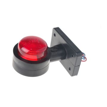 Lampa zespolona obrysowa przednio-tylna, 12V-24V + przewody 15cm LgY-S 0,75mm2