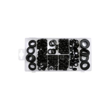 Przelotki gumowe mix rodzajów YATO 180 sztuk