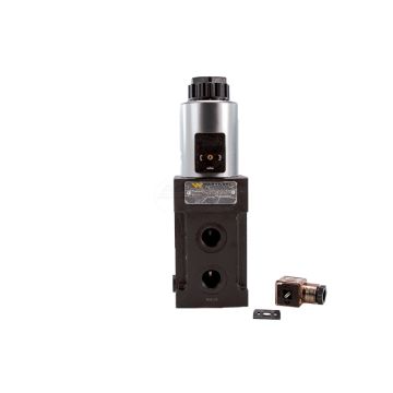 Dzielnik, zawór, elektrozawór kierunkowy elektromagnetyvzny kontroli W-+E12DVS6/2-80L G1/2" 80L (24V DC)