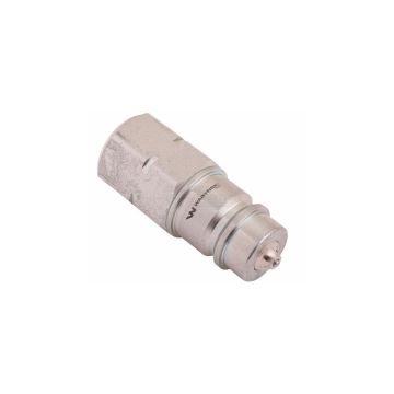 Szybkozłącze hydrauliczne wtyczka z eliminatorem ciśnienia M22x1,5 gwint wewnętrzny EURO M22X1,5 ISO 7241-A WARYŃSKI Waryński