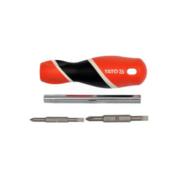 Wkrętak z dwustronnymi wymiennymi bitami YATO
