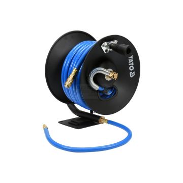 Wąż pneumatyczny na zwijaku z szybkozłączmi YATO 10mm x 15m