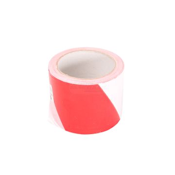 Taśma ostrzegawcza biało-czerwona