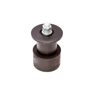 Rolka żeliwno gumowa z kołnierzem 101