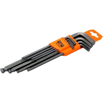 Zestaw kluczy imbusowych, 1,5-10 mm, BAHCO