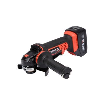 Szlifierka kątowa 2 akumulatory oraz ładowarka YATO 18V 3Ah 125 mm