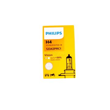 Żarówka Philips Vision H4 12V 60/55W P43t-38/C1+30% 12342PRC1