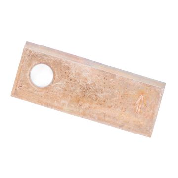 NOŻYK KOSIARKI LEWY 120X48X4 FI 18,5 mm ORYGINAŁ - paczka 25 szt