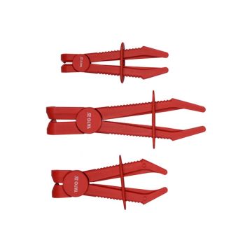 Zaciski kątowe do przewodów z cieczą YATO 3 sztuki