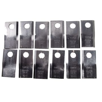 Nóż A skośny L=98/49/3 (12) SAMASZ( 6 lewych i 6 prawych)