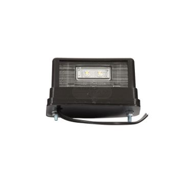 Lampa oświetlenia tablicy rejestracyjnej, jednofunkcyjna, 12V-24V + przewody 13cm LgY-S 0,75mm2, diody