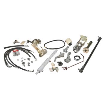 Wspomaganie układu kierowniczego napęd z koła pas.