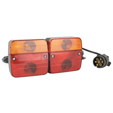 Lampy zespolone tylne, przewodowe na magnes 12-24V TT TECHNOLOGY TT.12003A