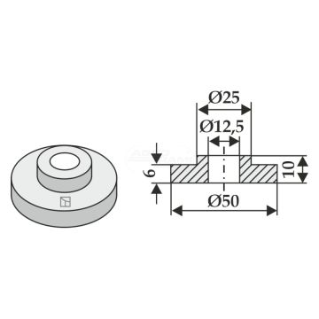 TULEJA ZEWNĘTRZNA FI=50 IND