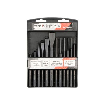 Przecinaki i punktaki CRV YATO 12 sztuk