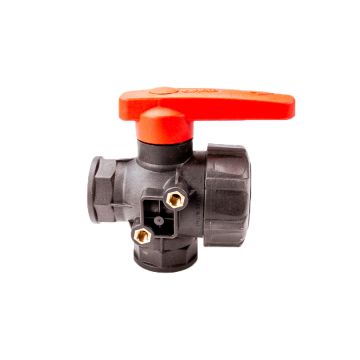 Zawór kulowy 1" 3-drożny