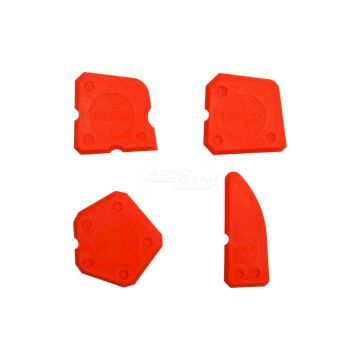 Szpachelki do silikonu YATO 100 mm 4 sztuki