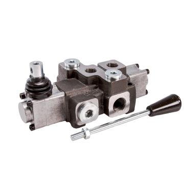 Rozdzielacz hydrauliczny 1-sekcyjny max przepływ 40L z zatrzaskiem