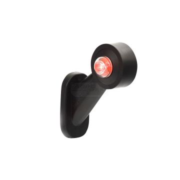 Lampa zespolona obrysowa przednio-tylna prawa, 12V-24V + przewody 29cm LgY-S 0,75mm2, diody