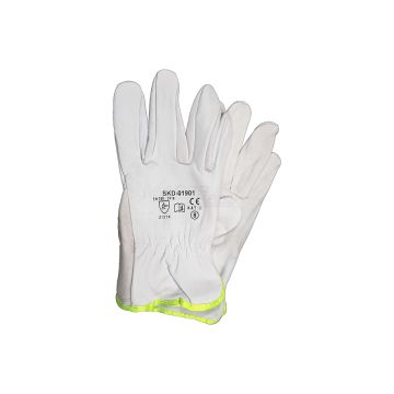 Rękawice robocze skórzane z rzepem rozmiar 11 (12 par) Schmith