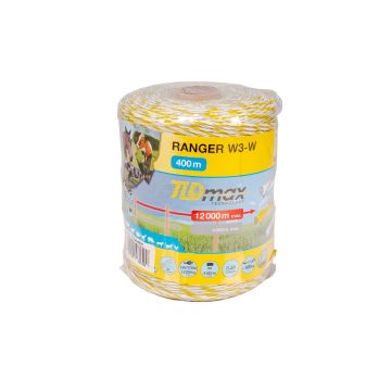 Plecionka Ranger biało-żólta fi 2,5mm/400m
