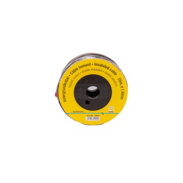 Kabel zasilający w podw.izolacji fi 1,6mm.kłębek 25mb.