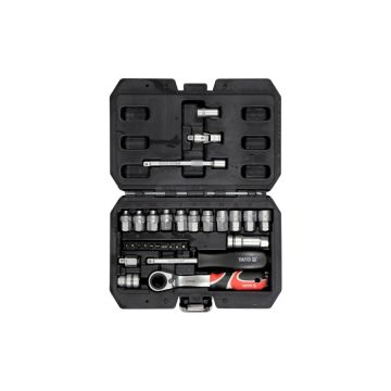 Zestaw nasadek przelotowych SPLINE YATO 1/4" 29 elementowy