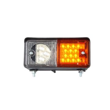 Lampa zespolona przednia prawa, 12V-24V+ przewody 185cm YLY-S 4x0,75mm2, diody