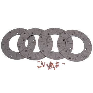 Komplet okładzin tarczy Case IH 180x100x5mm Komfort 0875.02.87