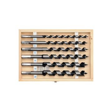 Świdry do drewna YATO L-230 mm, FI 10-20 mm 6 sztuk