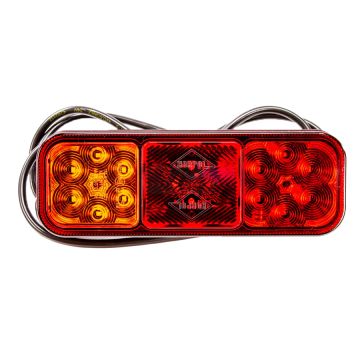 Lampa zespolona tylna HOR 126, diodowa 12/24 , przewód 4x0,5 mm2 dłu. 2m