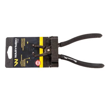 Szczypce do pierścieni osadczych 178mm wewnętrzne wygięte